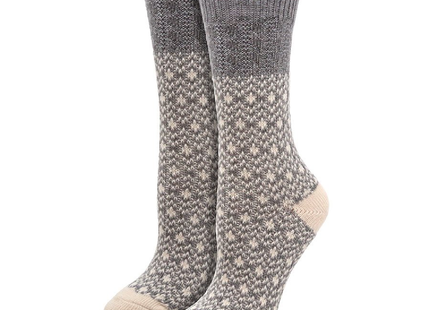 Simon Chang - Women's Crew Socks with Wool – Shoe Size 6-10