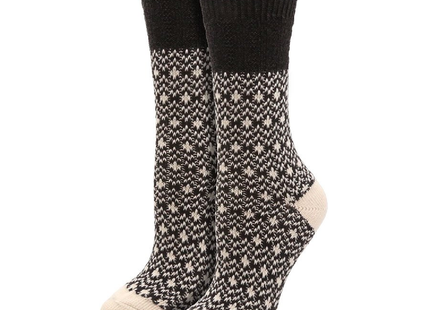 Simon Chang - Women's Crew Socks with Wool – Shoe Size 6-10