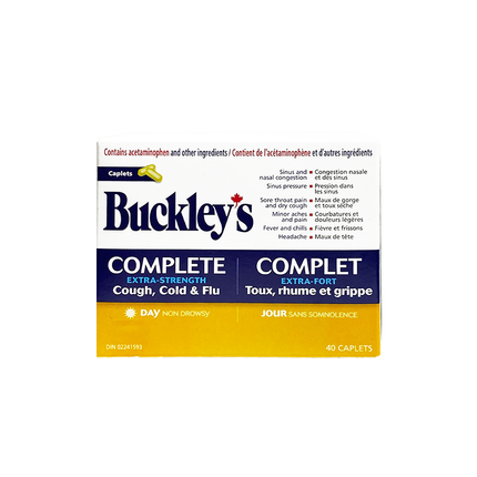 Buckley's - Traitement complet contre la toux, le rhume et la grippe, extra fort | 40 comprimés