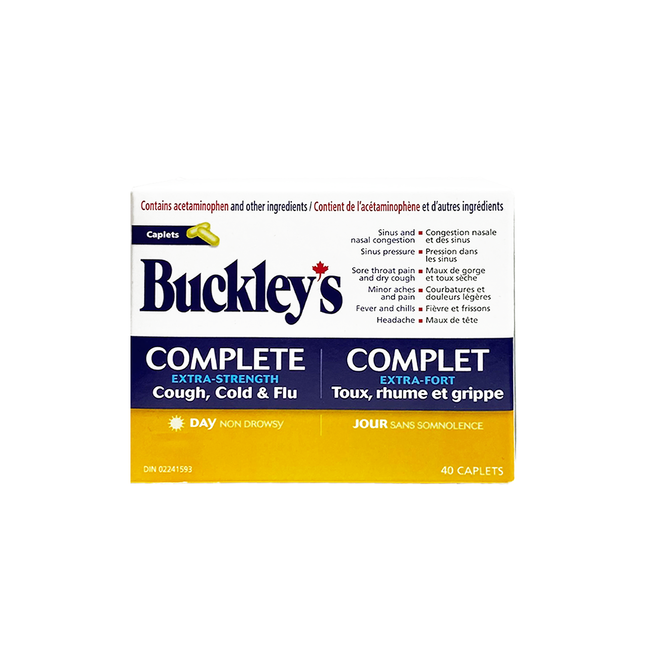 Buckley's - Complete Cough, Cold & Flu, Extra Strength | 40 Caplets