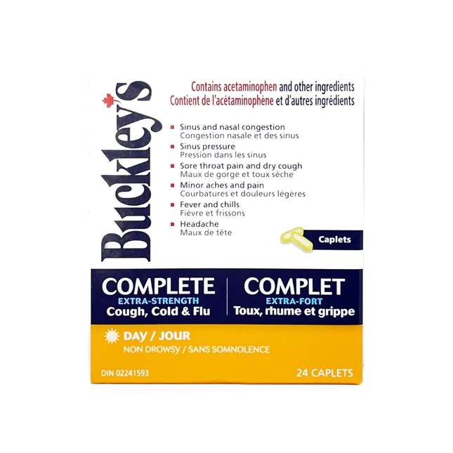 Buckley's - Complete Extra Strength for Cough Cold & Flu - Daytime Non Drowsy | 24 Caplets