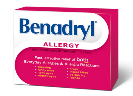 Benadryl - Allergy Relief Caplets | 12 Caplets