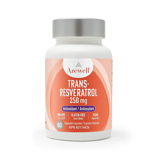 Arcwell - Trans-Resveratrol 250 mg | 60 Capsules