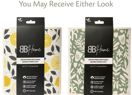 BB Home - Chiffon éponge réutilisable | 1 unité
