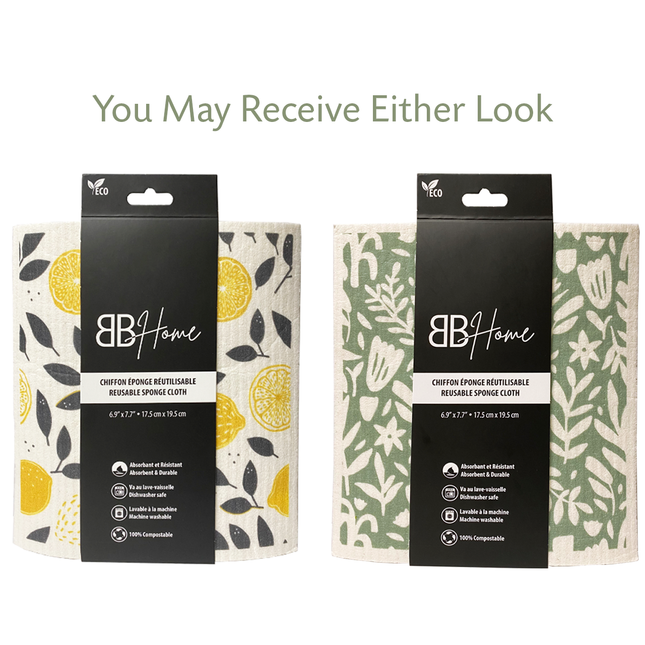 BB Home - Reusable Sponge Cloth, Modern | 1 unit