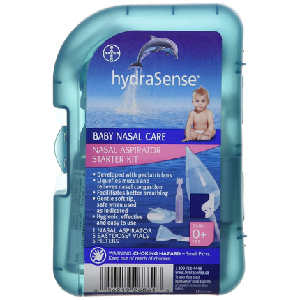 HydraSense - Kit de démarrage pour aspirateur nasal Baby Nasal Care 