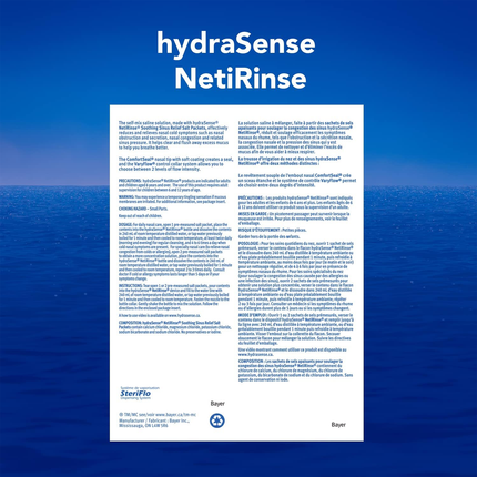 HydraSense - NetiRinse Self-Mix Nasal & Sinus Irrigation Kit