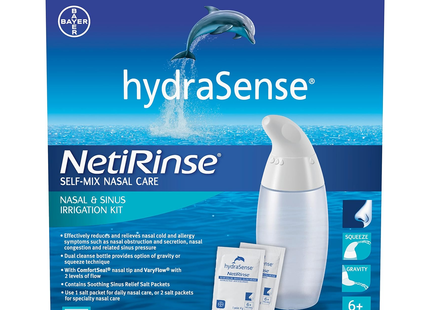 HydraSense - NetiRinse Self-Mix Nasal & Sinus Irrigation Kit