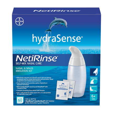 HydraSense - NetiRinse Self-Mix Nasal & Sinus Irrigation Kit