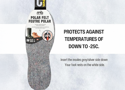 M&amp;B - Inserts en feutre isolant Polar Felt | Lot de 2