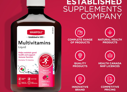 Wampole - Multivitamin Liquid | 350 mL