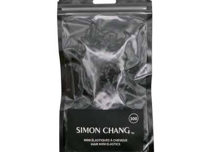 Simon Chang - Hair Mini Elastics, Black | 300 Pack