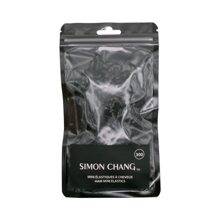 Simon Chang - Hair Mini Elastics, Black | 300 Pack