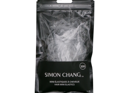 Simon Chang - Hair Mini Elastics, Clear | 300 Pack