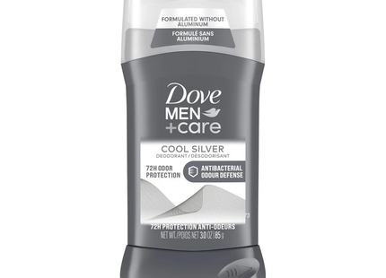 Dove Men+Care - Deodorant 72H Odor Protection, Cool Silver | 85 g