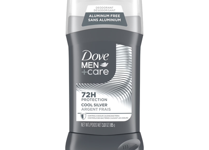 Dove - Men+Care 72H Deodorant Odor Protection Aluminum Free, Cool Silver | 85 g