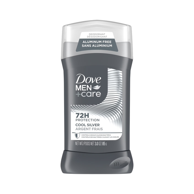 Dove - Men+Care 72H Deodorant Odor Protection Aluminum Free, Cool Silver | 85 g