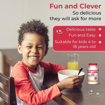 Wampole - Multivitamine Adorable | 60 Comprimés à croquer
