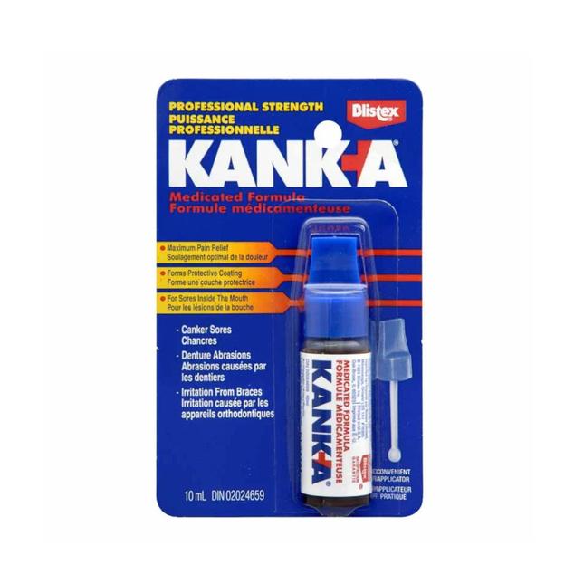 Blistex - Pommade à formule médicamenteuse Kank-A pour les plaies de l'intérieur de la bouche | 10 ml