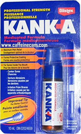Blistex - Pommade à formule médicamenteuse Kank-A pour les plaies de l'intérieur de la bouche | 10 ml
