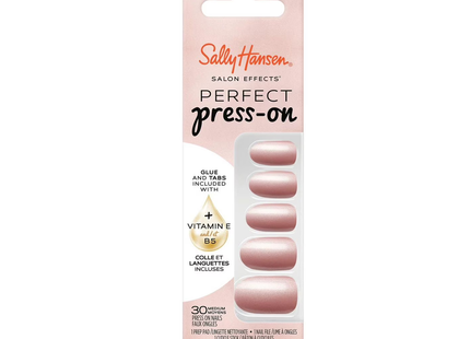 Sally Hansen - Salon Effects Perfect Press-On Short, Out Of The Pearl OV141 | 30 Press On Nails