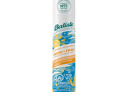Batiste - Dry Shampoo, Fresh Breezy Citrus Scent | 200 mL