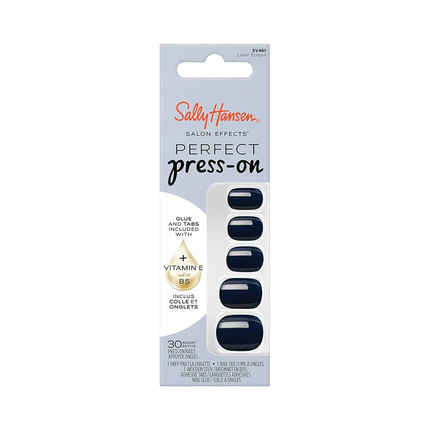 Sally Hansen - Salon Effects Perfect Press-On Short, Lunar Eclipse SV461 | 30 Press On Nails