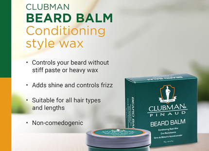 Clubman Pinaud - Beard Balm Conditioning Style Wax | 59 g