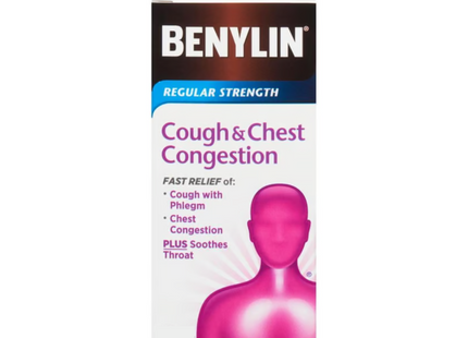 Benylin - Regular Strength Cough & Chest Congestion Syrup | 250 ml