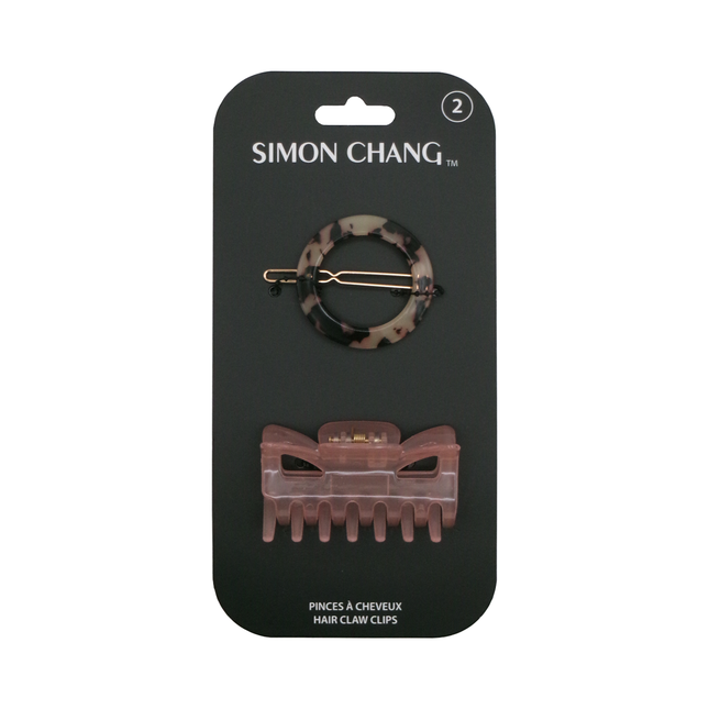 Simon Chang - Circle Barrette & Hair Claw Clip