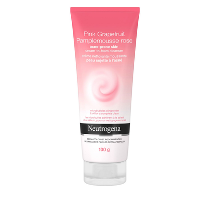 Neutrogena - Nettoyant crème à mousse pour peaux à tendance acnéique - Pamplemousse rose | 100g