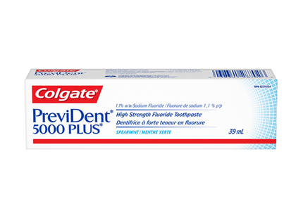 Colgate - PreviDent 5000 Plus High Strength Fluoride Toothpaste, Spearmint | 39 mL