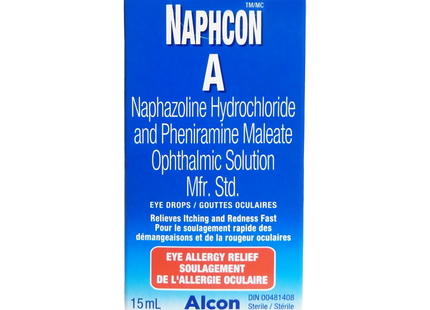 Alcon - Naphcon A Eye Allergy Solution | 15 mL