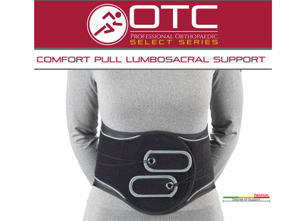 OTC - Support lombaire confortable de 20 cm, noir