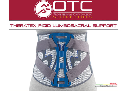 OTC - Support lombo-sacré rigide de 12 po, motif gris