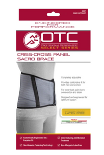 OTC Professional Orthopaedic Criss-cross Panel Sacro Brace | Medium 30 - 36 Inches