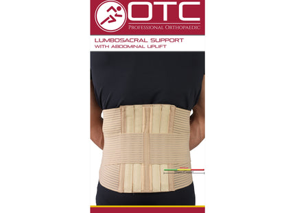 OTC - 12" Elastic Lumbosacral Light Weight Support/Abdominal Uplift