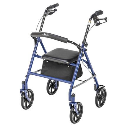 Drive - Déambulateur 4 roues durable avec roulettes de 7,5 po