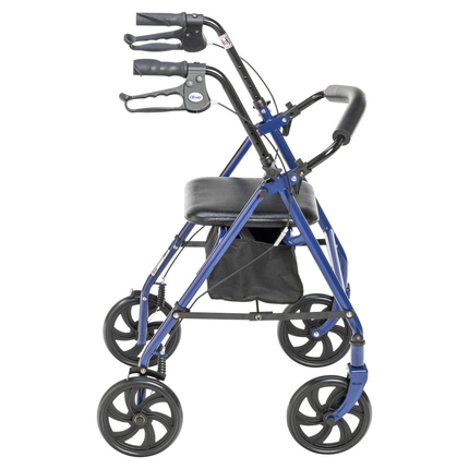 Drive - Déambulateur 4 roues durable avec roulettes de 7,5 po