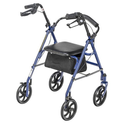 Drive - Déambulateur 4 roues durable avec roulettes de 7,5 po