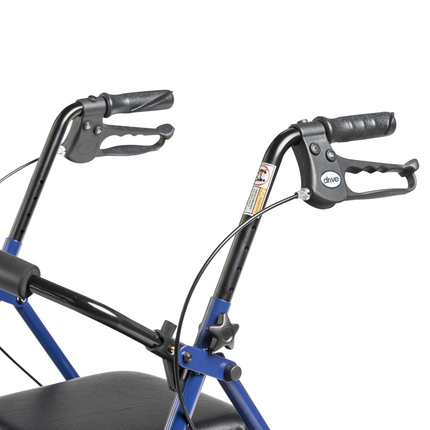 Drive - Déambulateur 4 roues durable avec roulettes de 7,5 po