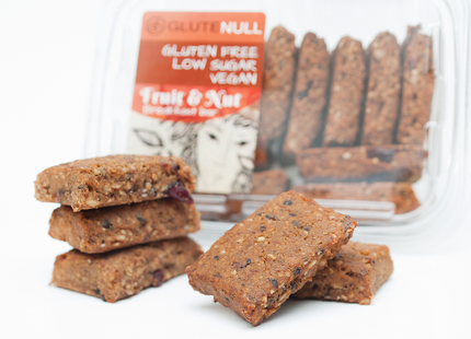 Glutenull - Barres de petit-déjeuner aux fruits et aux noix | 320 g