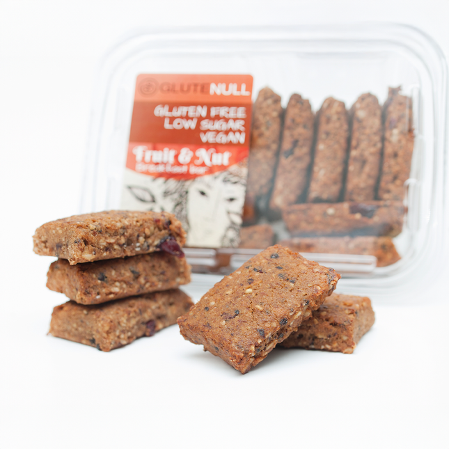 Glutenull - Barres de petit-déjeuner aux fruits et aux noix | 320 g