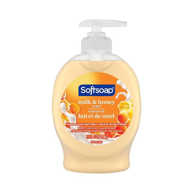 Softsoap – Savon hydratant pour les mains Lait et miel | 221 mL