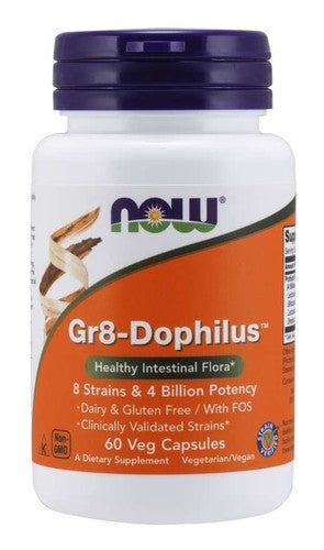 NOW Gr8-Dophilus 4 Billion | 60 Capsules