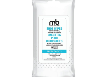 m&b - Shoe Wipes Fresh Scent+ | 14 Wipes