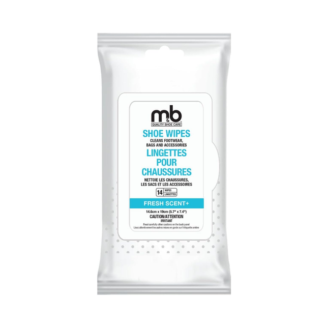 m&b - Shoe Wipes Fresh Scent+ | 14 Wipes