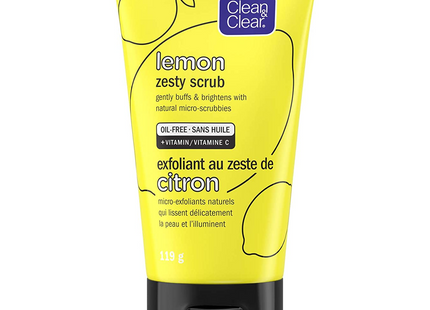 Clean & Clear - Oil-Free Zesty Scrub - Lemon  | 119 g