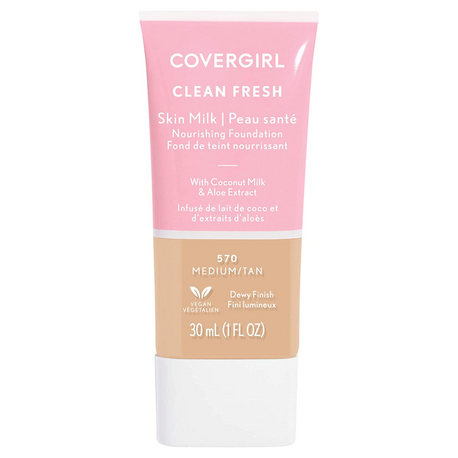 COVERGIRL - Lait nourrissant pour la peau Clean Fresh - 570 Medium/Tan | 30 ml