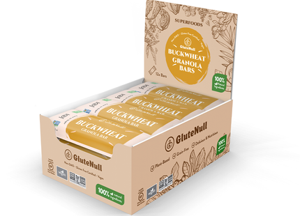 Glutenull - Barres granola au sarrasin | Paquet de 12